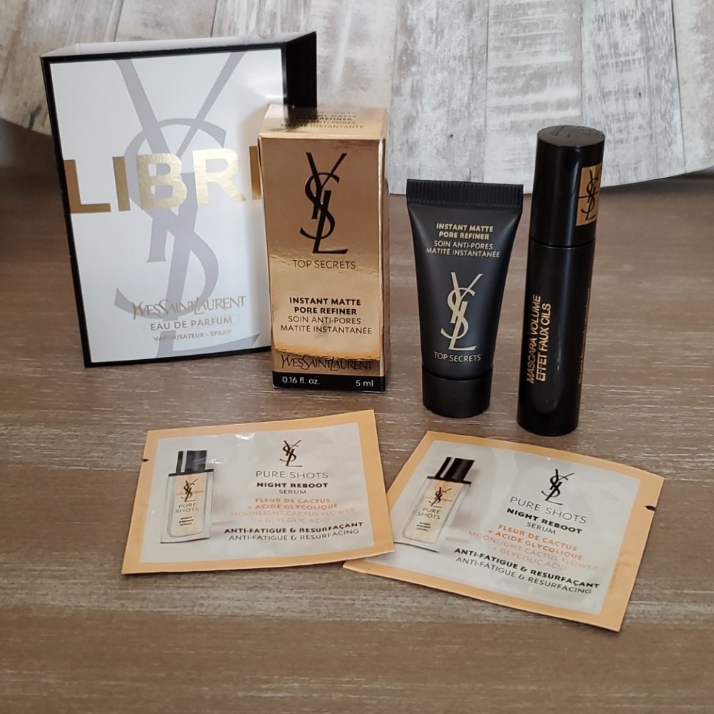 New YSL Bundle Mascara, Instant Matte pore refiner